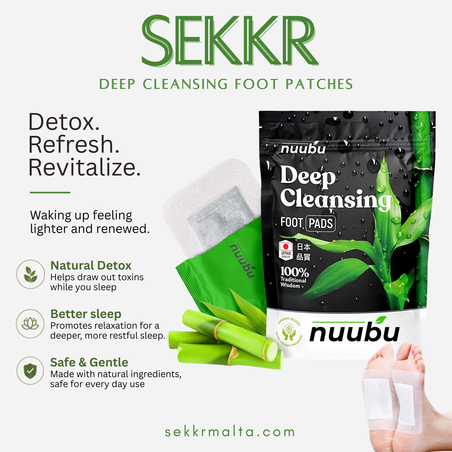 Deep Cleansing Foot Patches